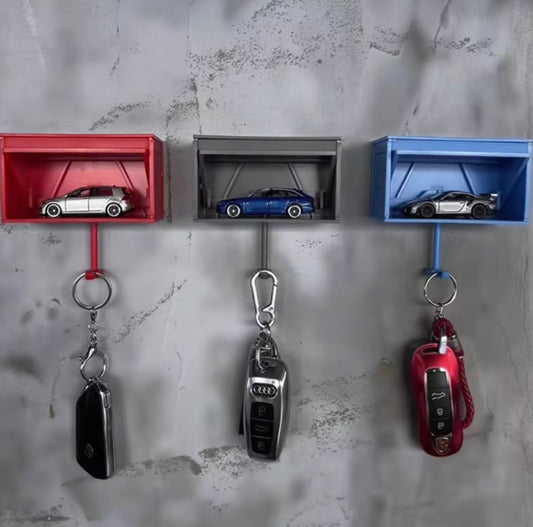 Car Garage Key Holder, Wall Mounted Door Opening Key Holder, Office Durable Decorative Key Holder