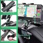 Dashboard Mobile Holder, Universal Phone Suction Bracket, 360 Adjustable Rotating Mount Holder, Multipurpose Cell Phone Stand, 360 Degree Rotating GPS Navigation Bracket, Car Dashboard Rear View Mirror with 360° Spring Clip