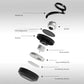 Solar Powered Car Diffuser, Solar Powered Rotating Car Aromatherapy Diffuser, Durable Alloy Fragrance Diffuser, Car Air Freshener Diffuser