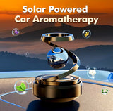 Solar Powered Car Diffuser, Solar Powered Rotating Car Aromatherapy Diffuser, Durable Alloy Fragrance Diffuser, Car Air Freshener Diffuser