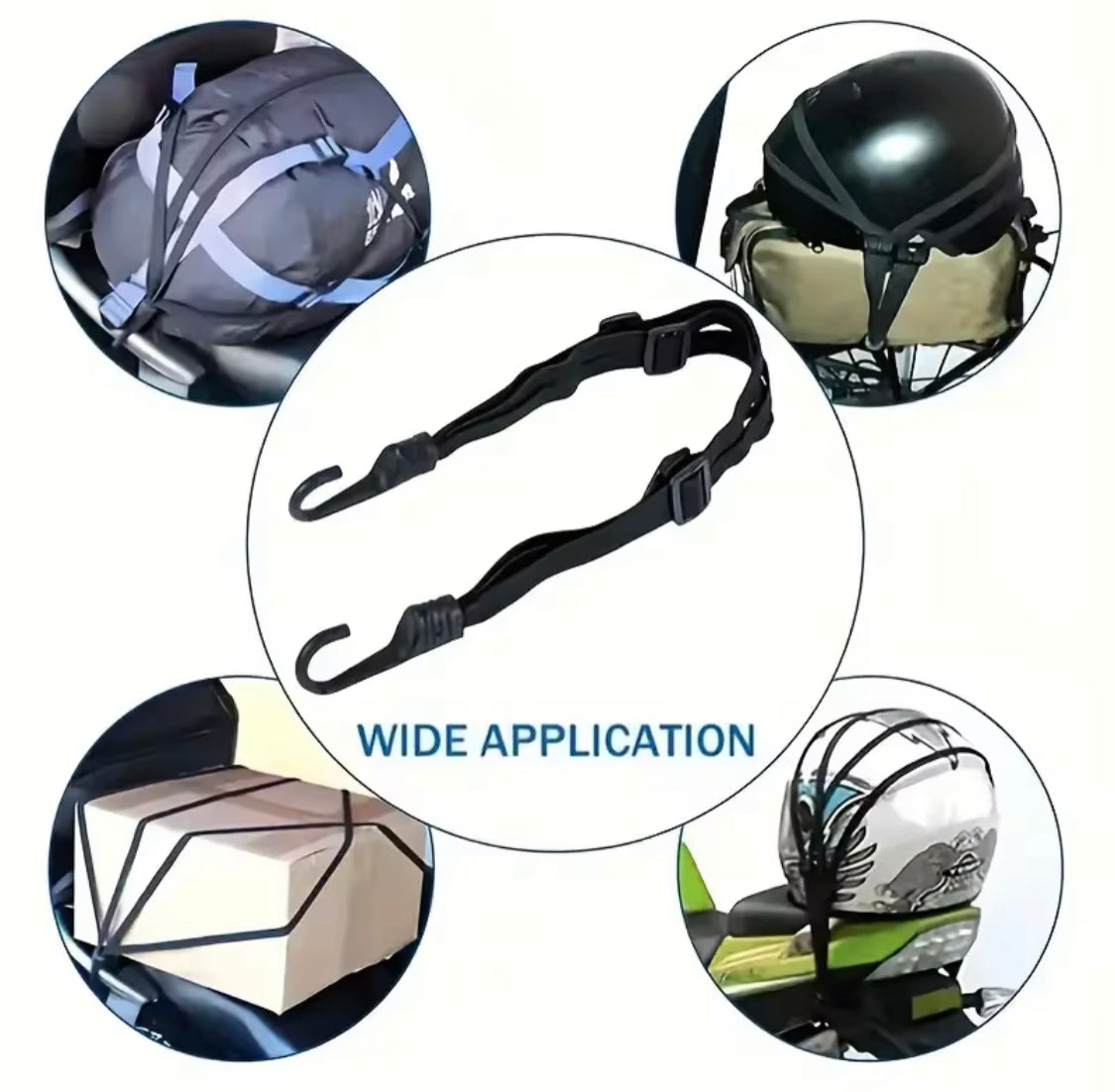Retractable Motorcycles Elastic Luggage Trap, Helmet Mesh Gear, Bicycle Luggage Rack Rope