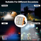 Rechargeable Outdoor LED Solar Floodlight, 500W Spotlight With Mobile Charging Pot, Camping Solar Light, Emergency Lamps Work Light, Handheld Flashlight Outdoor Tent Camping Lamp