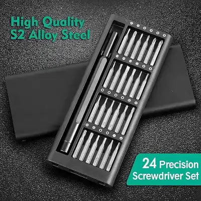 24-in-1 Mini Precision Screwdriver Set with Magnetic Handle