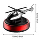 Solar Powered Car Air Freshener Helicopter, Aviation Car Air Freshener, Durable Alloy Fragrance Diffuser