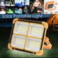 Rechargeable Outdoor LED Solar Floodlight, 500W Spotlight With Mobile Charging Pot, Camping Solar Light, Emergency Lamps Work Light, Handheld Flashlight Outdoor Tent Camping Lamp