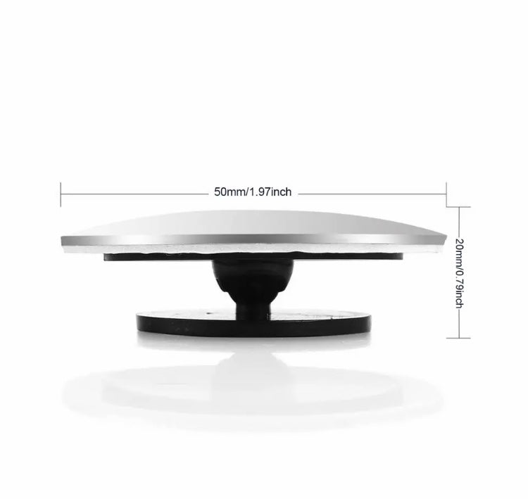 2Pcs Rear View Mirror, Multifunctional Reflector Round Shape Car Mirror, Auxiliary Rearview Convex Car Side Mirror