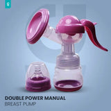 ( FREE HOME DELIVERY ) Smart Baby – Double Power Manual Breast Pump Milk Extractor For Baby Feeding - BPA Free ✅