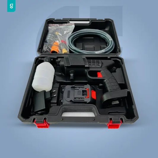 Rechargeable Lithium Electric Water Gun, Car Wash Water Gun, Power Car Washer, Portable Car Washer, 48HV, English Instruction Manual Included