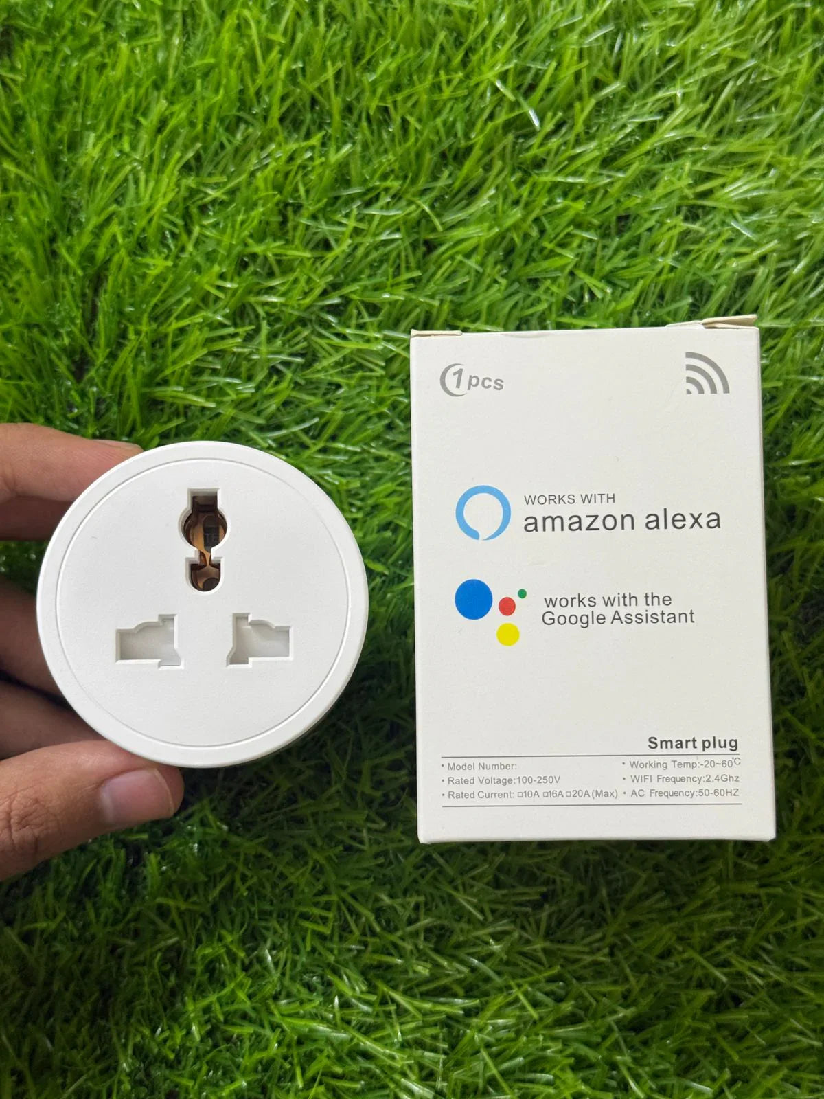 16A Smart WiFi Power Plug with Energy Monitoring – Tuya & Smart Life Compatible