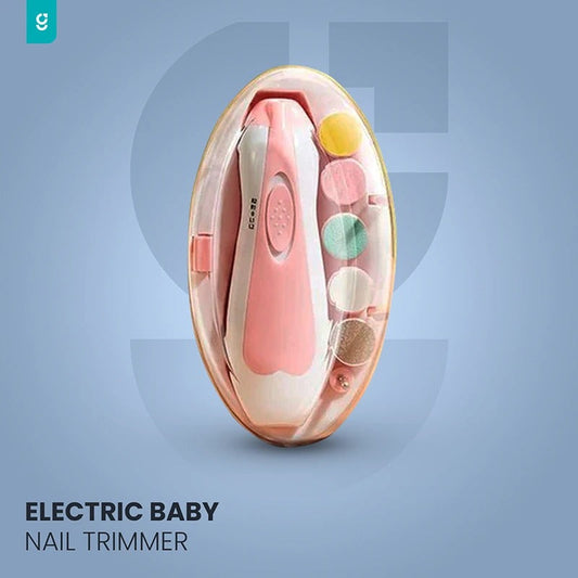 Electric Baby Nail Trimmer – Quiet, Safe & Easy