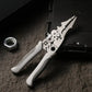 Multifunctional Wire Stripper Pliers - Stainless Steel Ergonomic Grip, No Assembly Required, Portable Cable Stripper & Crimper Tool for Electricians