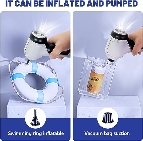 4 In 1 Wireless Vacuum Cleaner, 9000Pa Handheld Car Vaccum Cleaner, Dust Blowing and Sucking Machine, Multifunction Wireless Charging Vacuum Cleaner, Electronic Dust Collector Cleaner for Home Sofa, Suction Vacuum Cleaner for Car Home