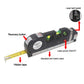 Imported 5 in 1 Multi Purpose Laser Level Pro 3 Leveler Scale