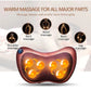 Multifunctional Body Pillow Massager With Heat, Deep Tissue Kneading, Electric Back Massager