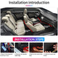 Car Strips Lights, RGB Interior Atmosphere Strip Light, Decorative Foot Lamp, Car Ambient Lights, Multicolor Music Car Strip Light, Under Dash Lighting Kit with Sound Active Function
