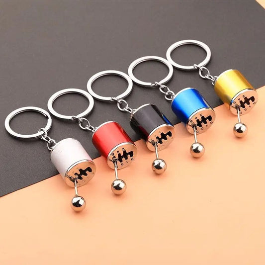 Car Gear Box Keychain, Manual Transmission Lever Metal Keychain, Car Refitting Metal Pendant Keychain, Gear Knob Modification Keychain, Gear Shift Shifter Keychain