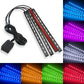 Car Strips Lights, RGB Interior Atmosphere Strip Light, Decorative Foot Lamp, Car Ambient Lights, Multicolor Music Car Strip Light, Under Dash Lighting Kit with Sound Active Function