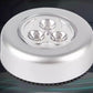Touch Type Car Reading Light Trunk Touch And Tap Light, Creative Round Paste Type Night Light, Bedroom Beside Lamp