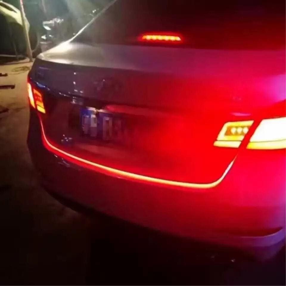 RGB Multi Color Car Signal Warning Strip Light, Car Rear Tail Box Dynamic Streamer Brake Turn Signal Led Lights