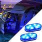 LED Car Interior Lighting, Finger Touch Sensor Reading Lamp, ,7 Colors LED Interior Car Lights, Wireless Magnetic Welcome Cars Lamp, Auto Roof Ceiling Reading Lamp, LED Car Styling Night Light Mini USB Charging Car Light