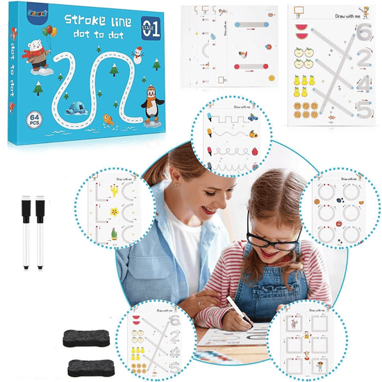 Kids Drawing & Writing Practice Book – 45% OFF