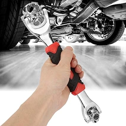 Double Head Torque Socket Wrench , 8 In 1 Socket Wrench, Multifunctional Spanner With 360 Degree Rotating Head, Multi Spanner Tool, Furniture Car Repair Spline Bolts Wrench, Multipurpose Tiger Socket Wrench, Universal Hand Tool Wrench.