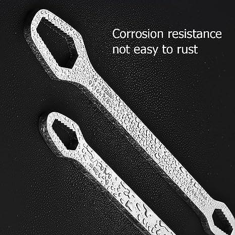 Universal Torx Wrench, Motorcycle Car Maintenance Dismantle Tools, Double Head Wrench, Reversible Ratchet Combination Spanner Set, 15 In 1 Multifunctional Torx Wrench, Self Tightening Adjustable Wrench